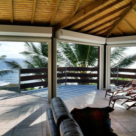 Wild Paradise: Villa vue mer piscine à débordement Le Moule Buitenkant foto